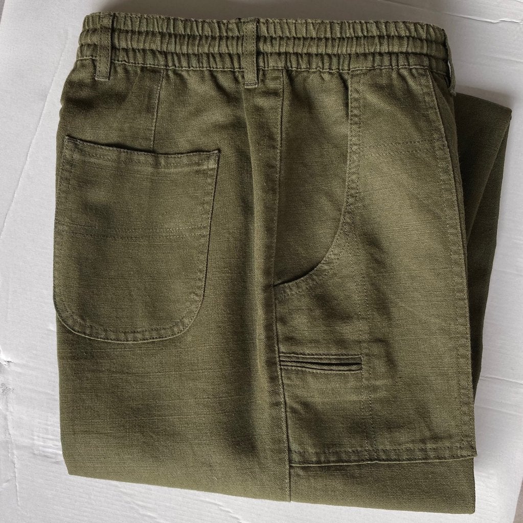 groene halflinnen broek van Zaffiri, Kleding | Dames, Maat 38/40 (M), Nieuw, Ophalen of Verzenden, Lang