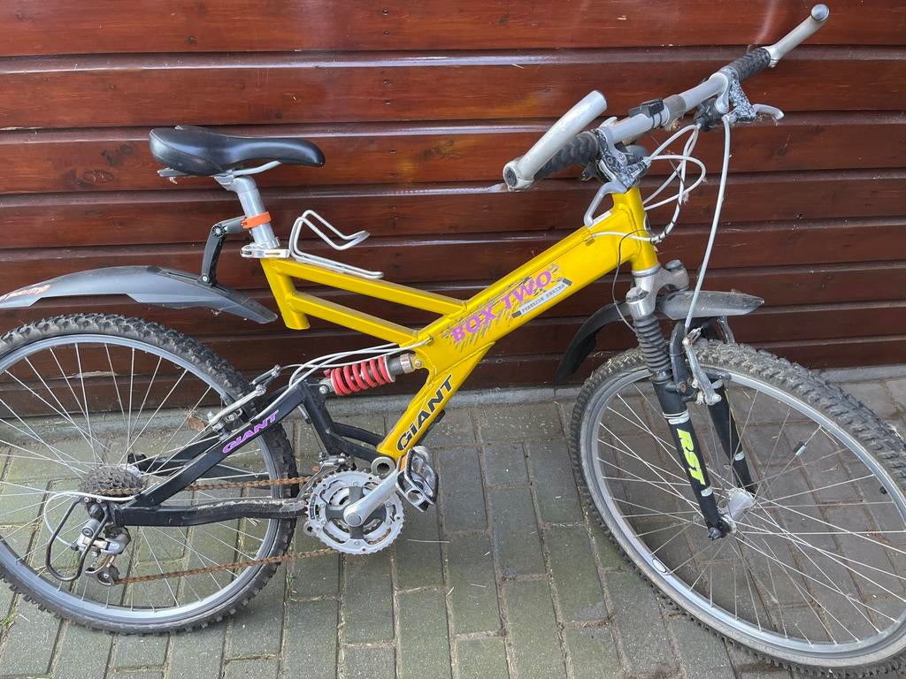 Giant Box Two Mountainbike - Geel/Zwart, Ophalen, Gebruikt, Giant, Heren