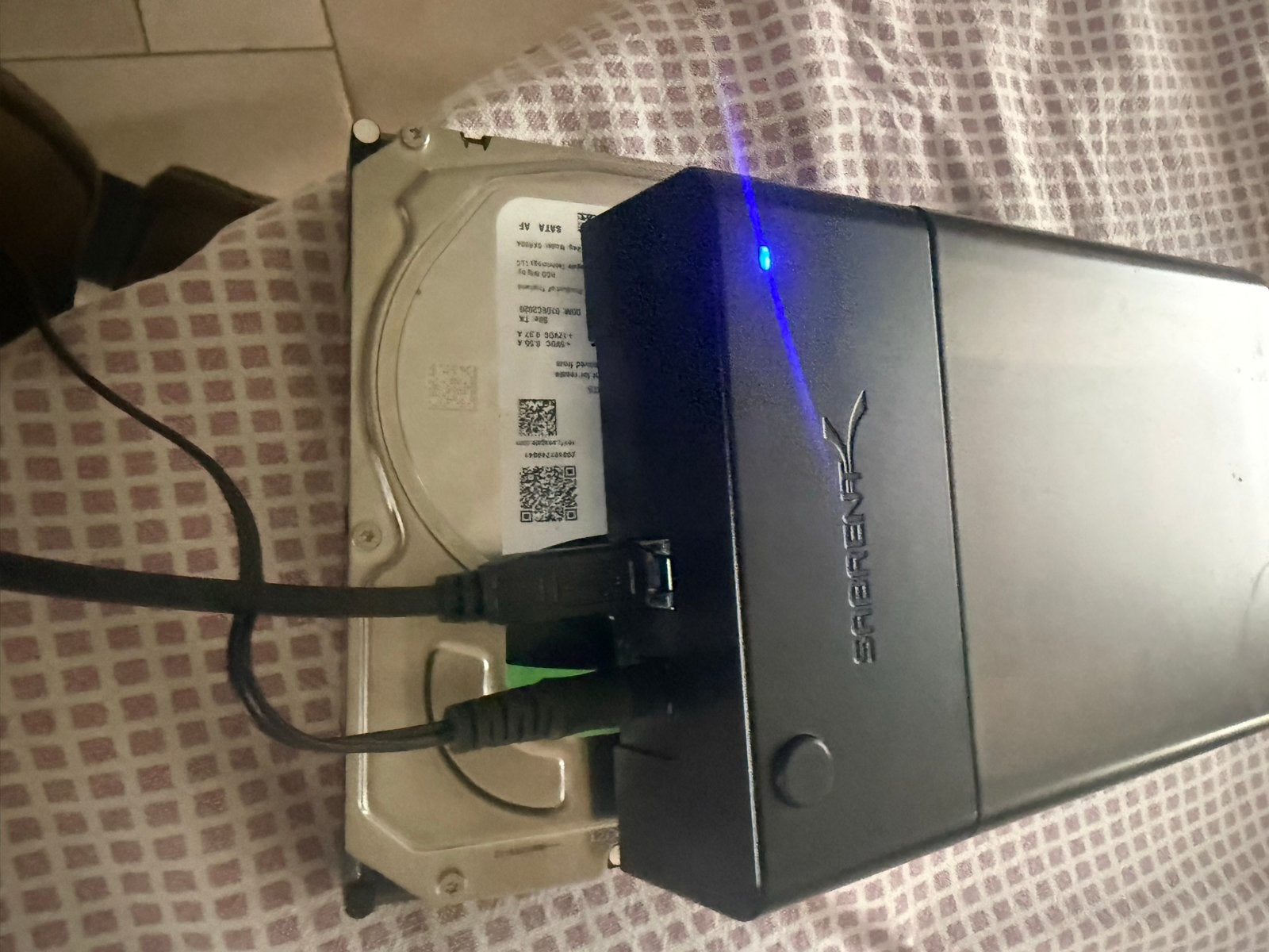 Toshiba PC P300 3TB HDD met Sabrent Docking Station, Server, HDD, Ophalen of Verzenden, Zo goed als nieuw