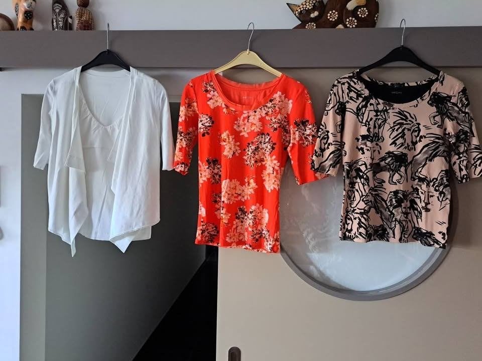 Marccain en Marccain Sports, Mt S, Meerkleurig, Ophalen of Verzenden, Zo goed als nieuw, Korte mouw