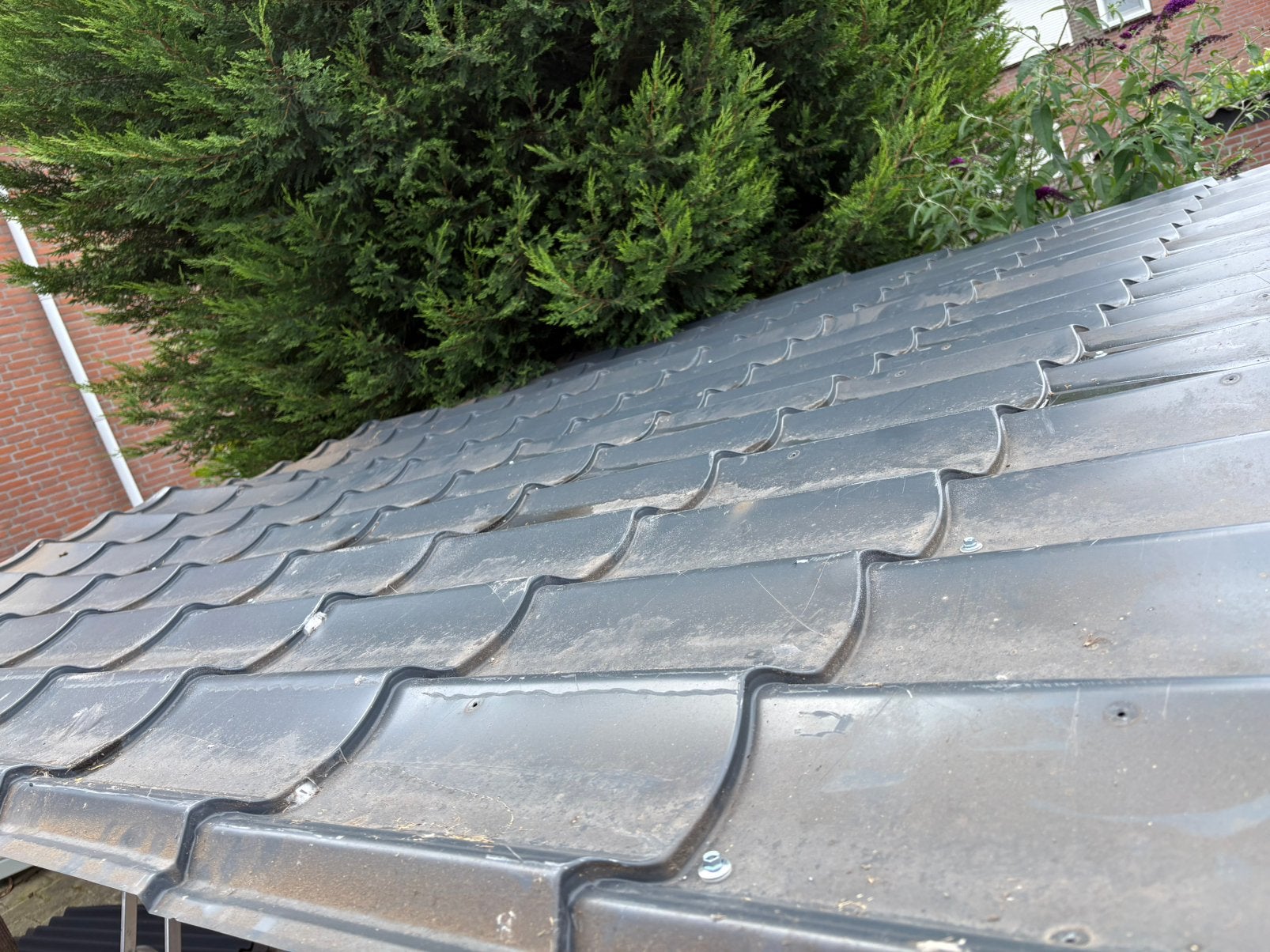 3 stuks Dakplaten zwart gebruik, Doe-het-zelf en Verbouw, Dakpannen en Dakbedekking, Zwart, Zo goed als nieuw, 15 m² of meer, Ophalen
