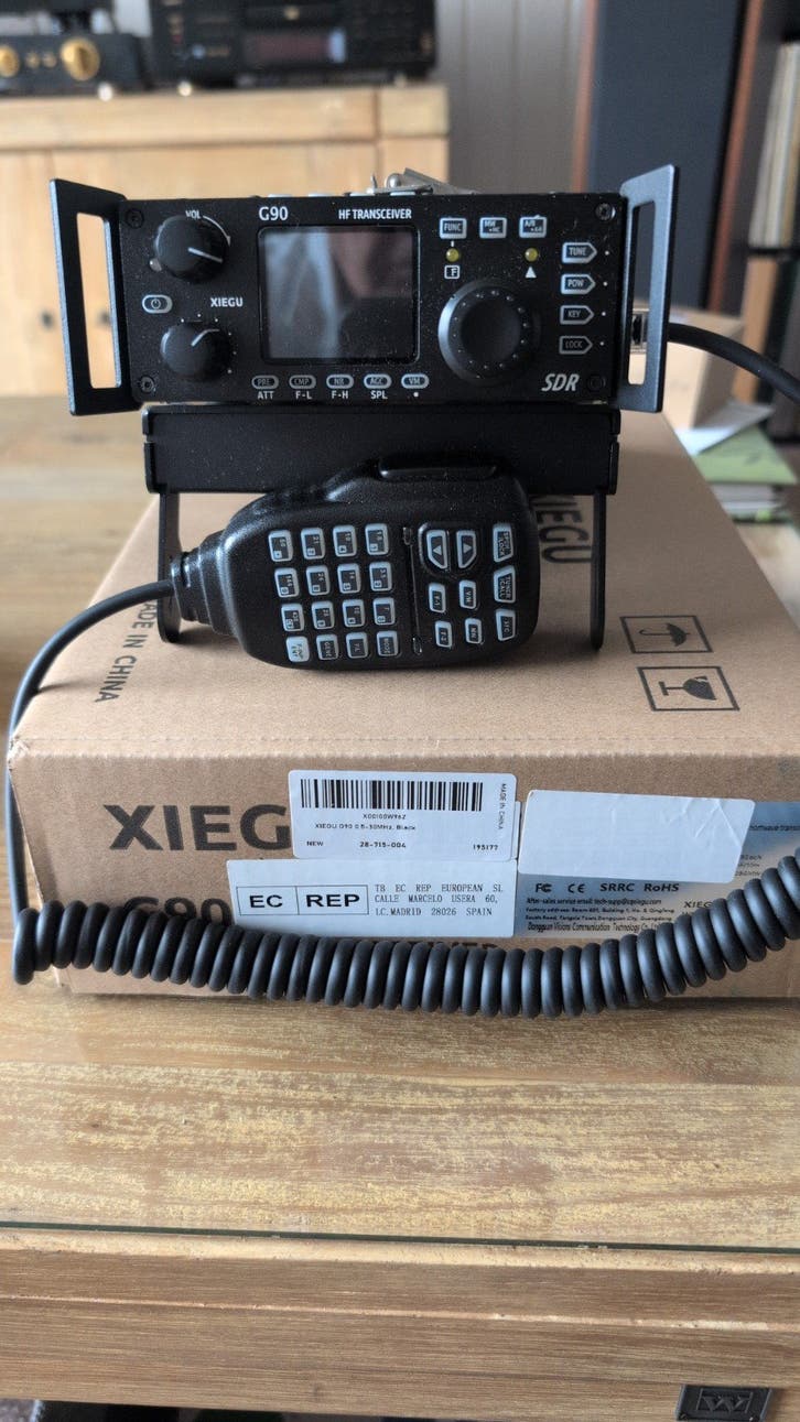 Xiegu G90 HF Transceiver met GNR1 en DE19 accessoires