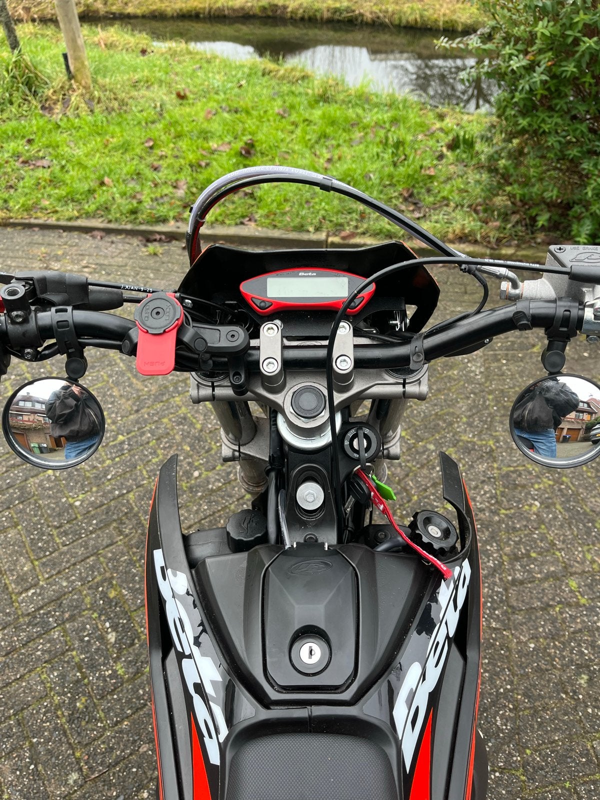 supermoto/scooter spiegels, Fietsen en Brommers, Ophalen of Verzenden, Nieuw, Overige merken