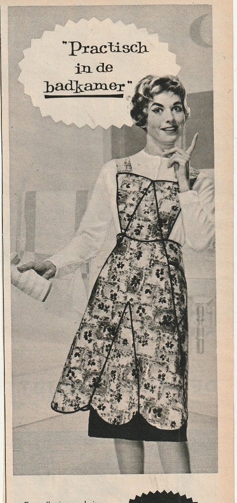 retro reclame 1958 Vlisco schorten handig praktisch, Verzenden, Overige typen