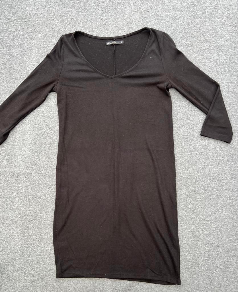House lange jurk – maat XS – comfortabele casual stijl, Zwart, Ophalen of Verzenden, Zo goed als nieuw, Maat 34 (XS) of kleiner