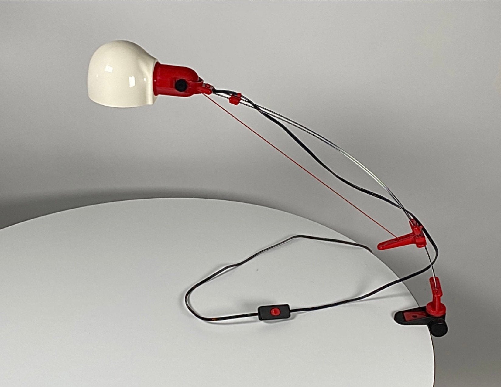 80s Brilliant klemlamp, architectenlamp, Ophalen of Verzenden, Gebruikt, Metaal