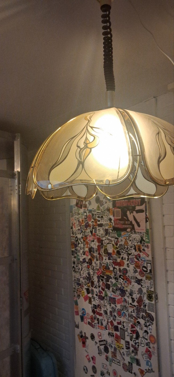 Grote Hollwood Regency hanglamp, werkend, Ophalen, Gebruikt, Regency, Klassiek, Onbekend