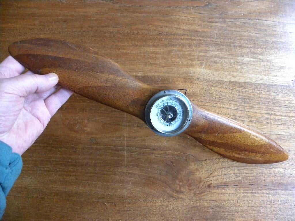 Vintage propeller barometer, Antiek en Kunst, Antiek | Gereedschap en Instrumenten, Ophalen of Verzenden