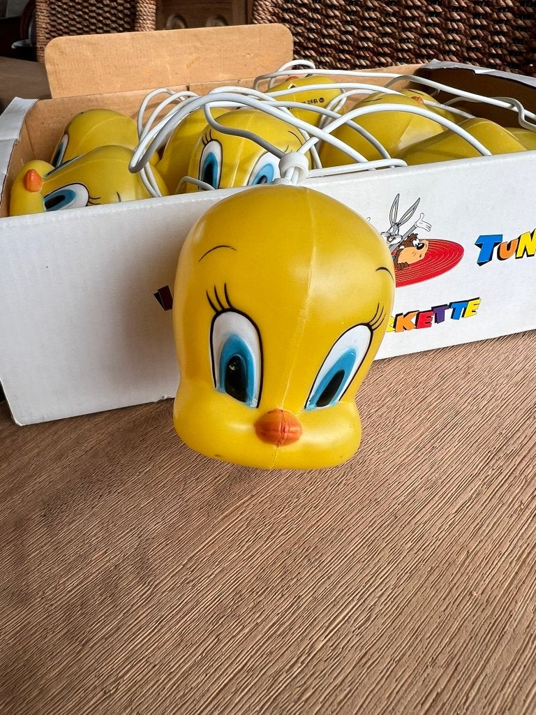 Vintage Looney Tunes, verlichting Tweety 10x, Ophalen of Verzenden, Overige figuren, Zo goed als nieuw, Beeldje of Figuurtje