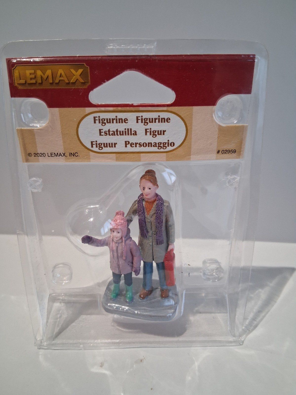 Lemax Christmas Market Shoppers #02959, Ophalen of Verzenden, Gebruikt