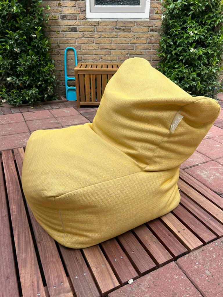 Laui lounge stoel | geel | altijd binnengehaald, Ophalen, Gebruikt, Geel, Zitzakstoel