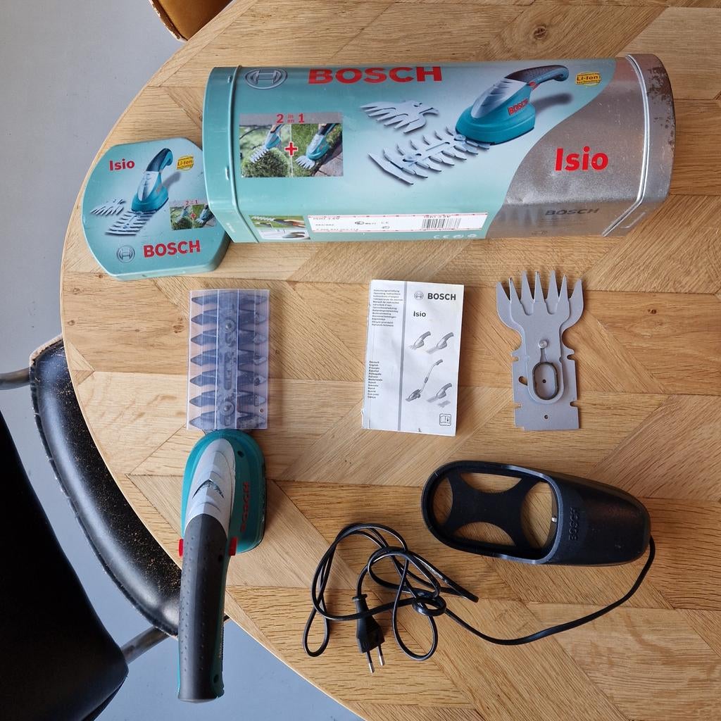 Bosch Isio 3.6V elektrische buxusschaar, Ophalen of Verzenden