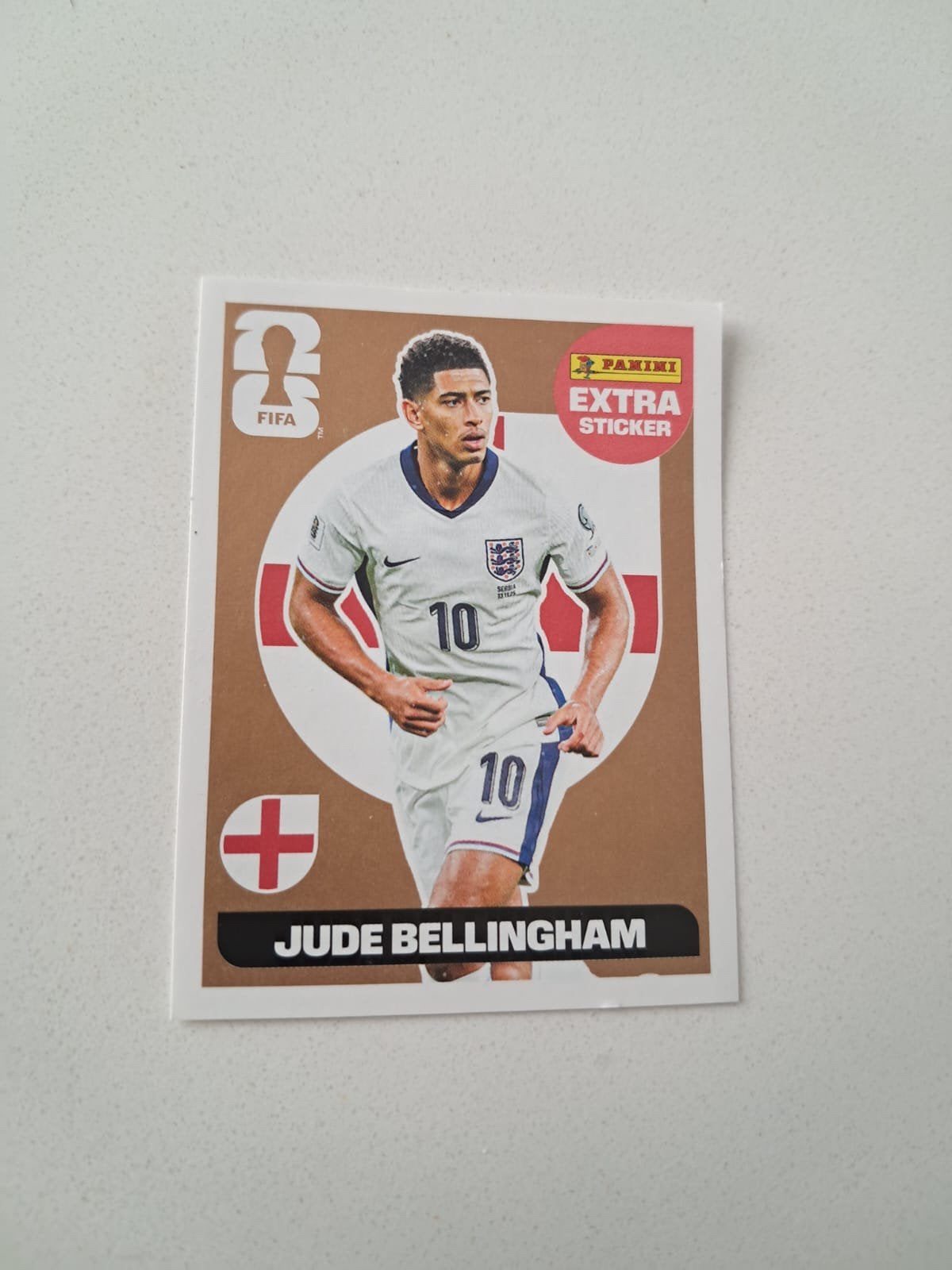 Wk 2026 panini extra card Jude Bellingham, Ophalen of Verzenden, Zo goed als nieuw, Plaatje