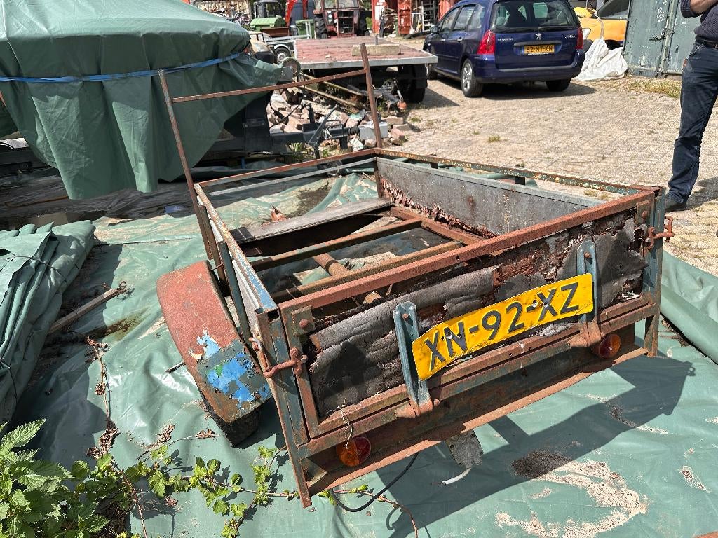 Aanhanger aanhangwagen, Ophalen, Gebruikt