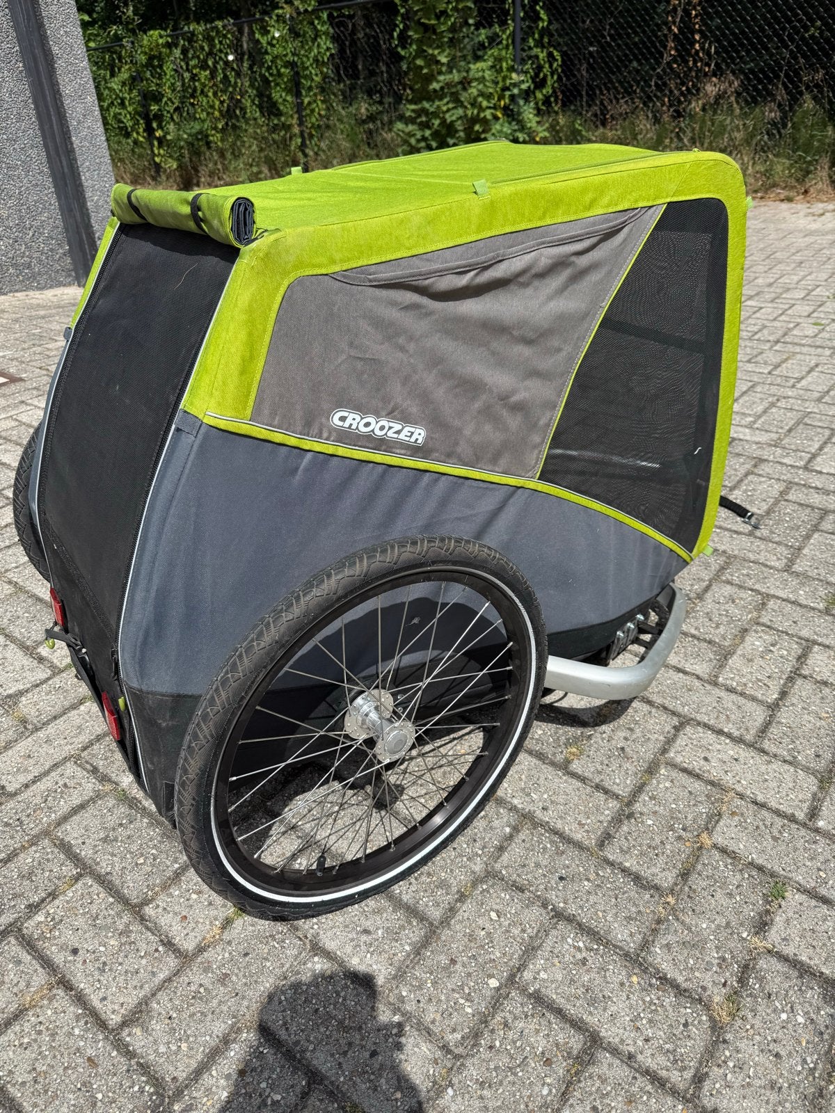 Croozer XL Hondenkar - Nieuwstaat met kleine schade, Fietsen en Brommers, Fietsaccessoires | Aanhangers en Karren, Ophalen, Zo goed als nieuw