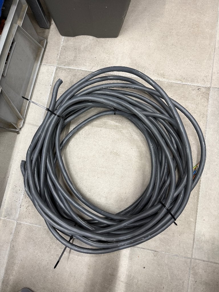 YMvK kabel 5x6mm2 _ 2x 11m, Ophalen of Verzenden, Zo goed als nieuw, Kabel of Snoer