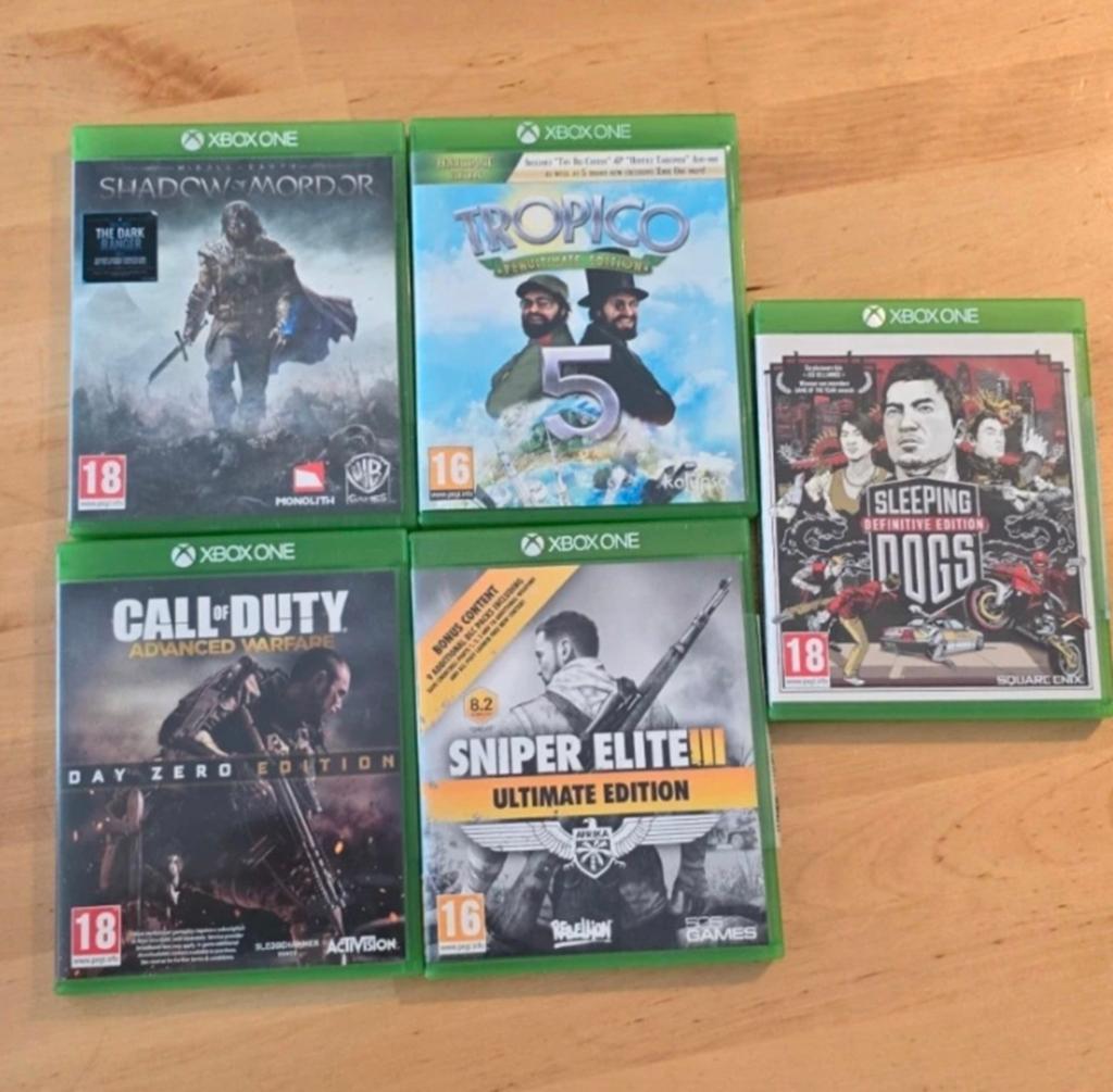 XBOX ONE Spellen: Call of Duty, Sniper Elite, Tropico, etc., Online, Gebruikt, Vanaf 18 jaar, Shooter