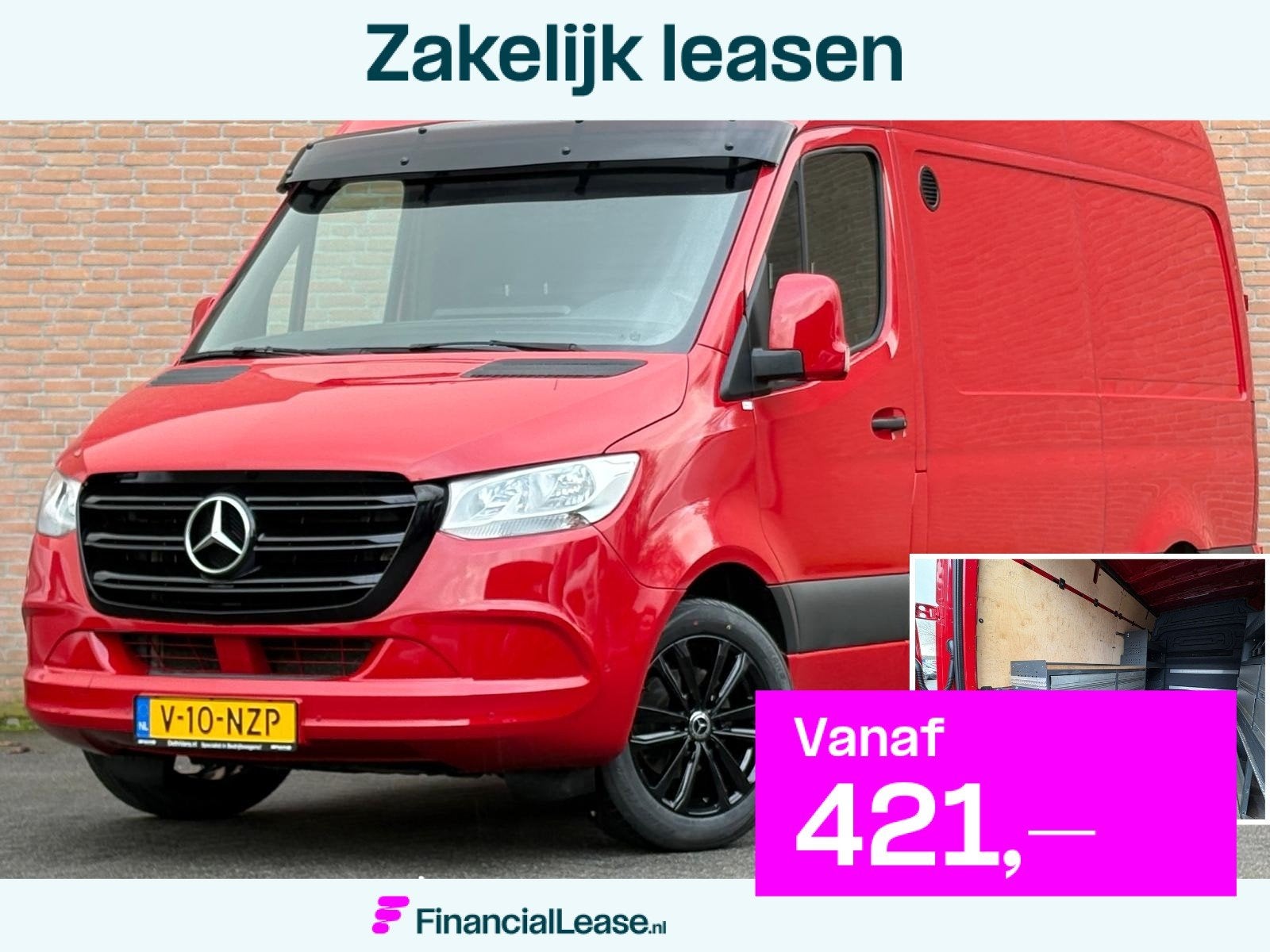 Mercedes-Benz Sprinter 315CDI 150PK L2H2 RWD / Carplay / M-B, Gebruikt, 4 cilinders, Bedrijf, Lease