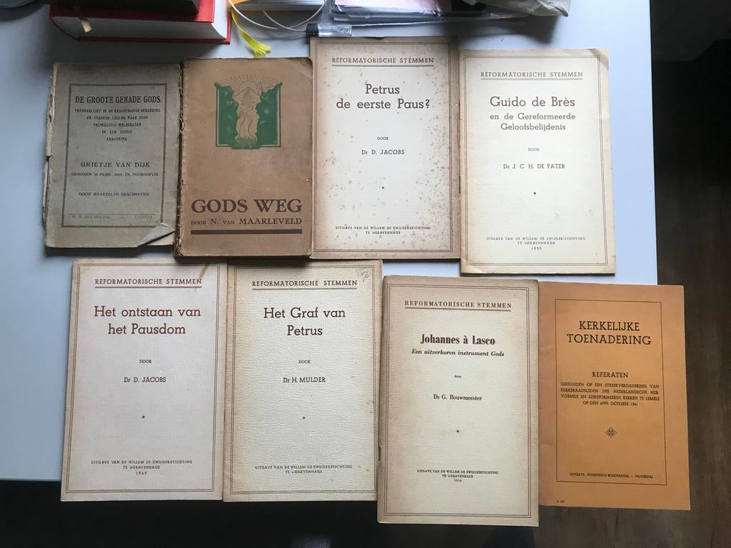 Kerkgeschiedenis boeken, ruim 125 stuks., Boeken, Ophalen of Verzenden, Gelezen, Christendom | Protestants