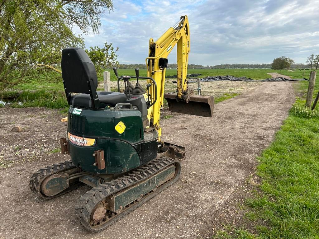 Yanmar vio 10 minigraver, Ophalen, Graafmachine