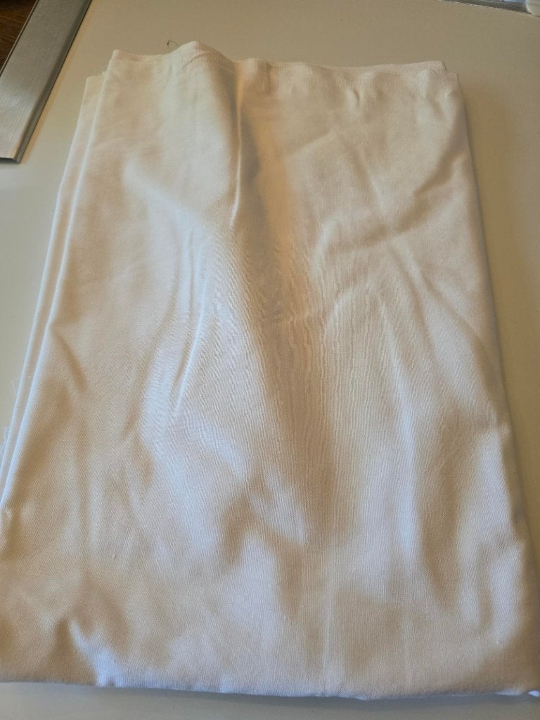 linnen off white (109), 120 cm of meer, Wit, Nieuw, Ophalen of Verzenden