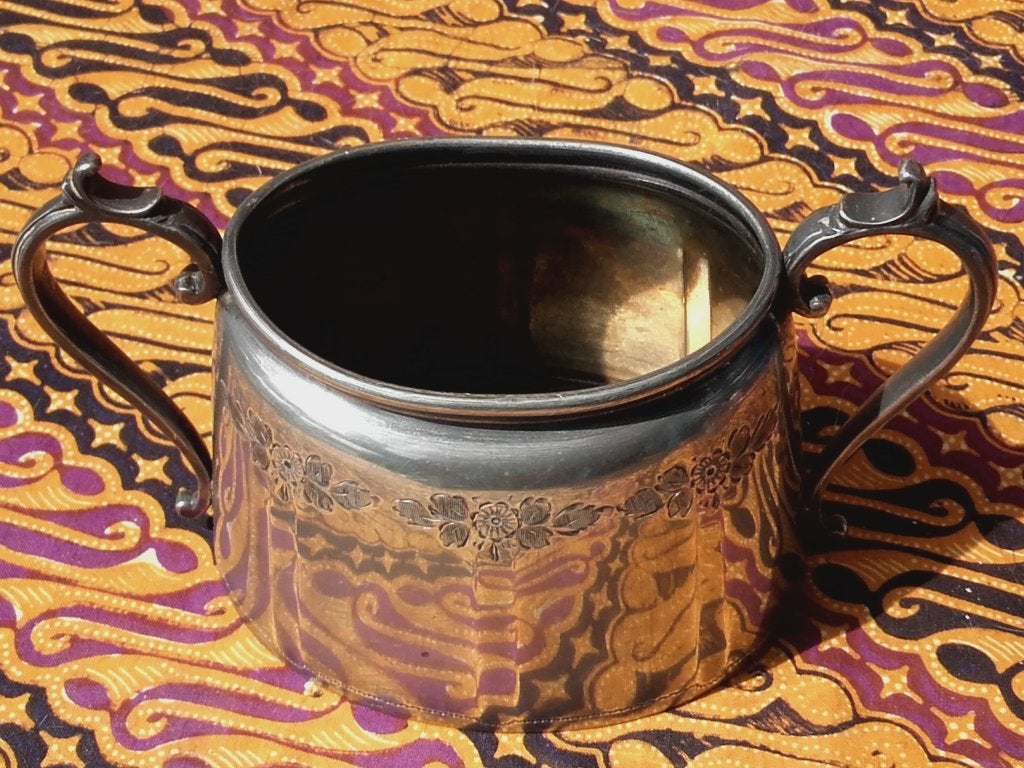 Mooi antiek silverplate suiker en roomstel uit Engeland 1900, Antiek en Kunst, Ophalen of Verzenden
