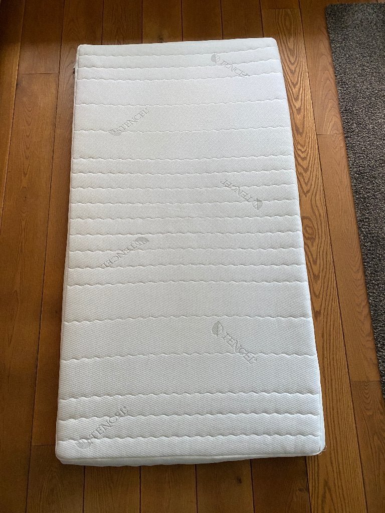 Topdekmatras Topper Comfortschuim Tencel 100x180x7cm, Ophalen, 100 cm, Eenpersoons, 190 cm of minder