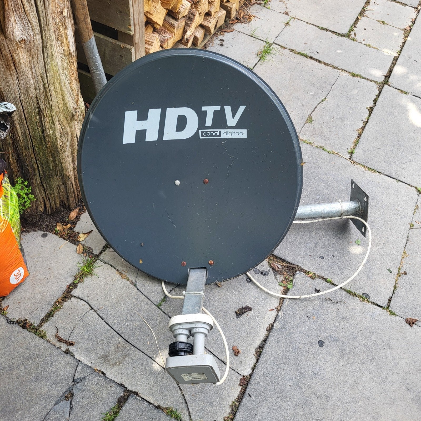 Canal Digitaal HD TV schotelantenne met LNB, Audio, Tv en Foto, Schotelantennes, Ophalen, Gebruikt, (Schotel)antenne, Overige merken