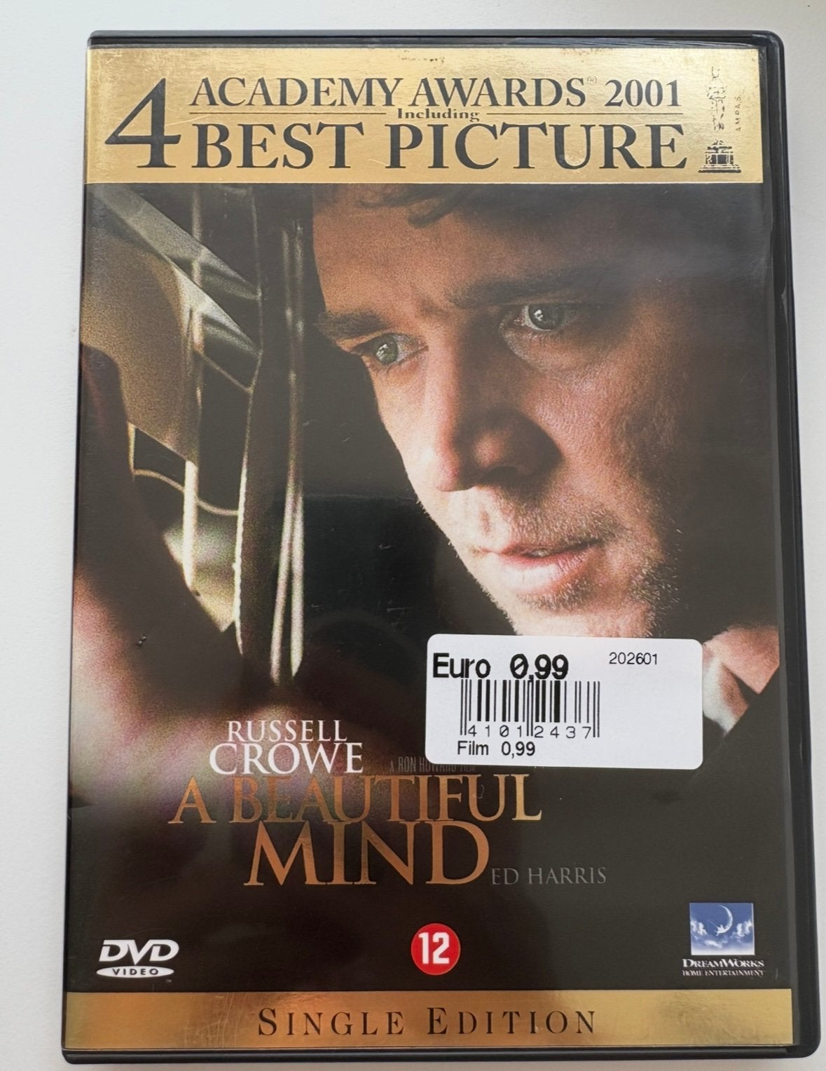 DVD A beautiful mind, Cd's en Dvd's, Dvd's | Drama, Ophalen, Frans, Arabisch