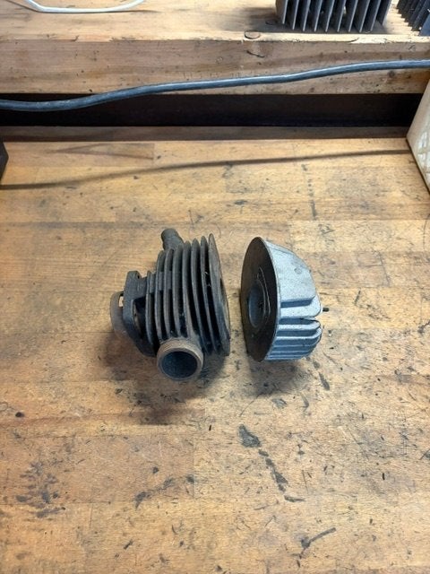 Cilinder set | gebruikt | 50cc | itiliaanse brommer |, Fietsen en Brommers, Overige merken, Gebruikt, -, -