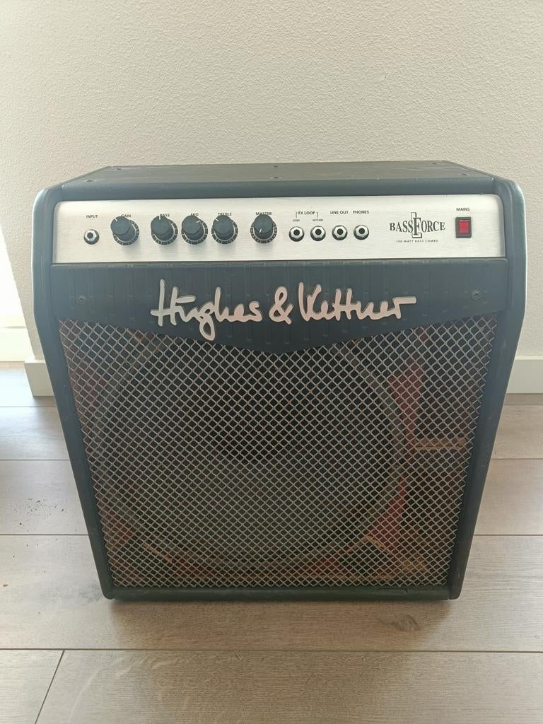 Hughes & Kettner BassForce L 100 Watt Bas Combo, Ophalen, Gebruikt, 100 watt of meer