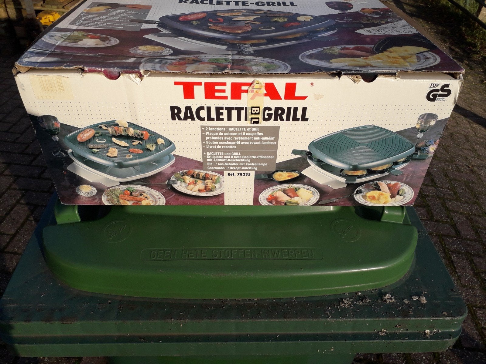 tefal raclette grill, Witgoed en Apparatuur, Ophalen