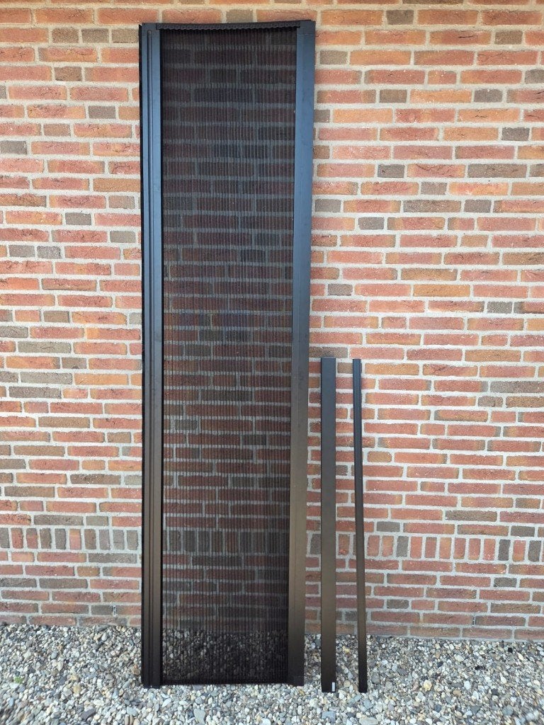Nieuwe toppoint plissé hordeur zwart, Ophalen, Hordeur, Nieuw, 120 cm of meer