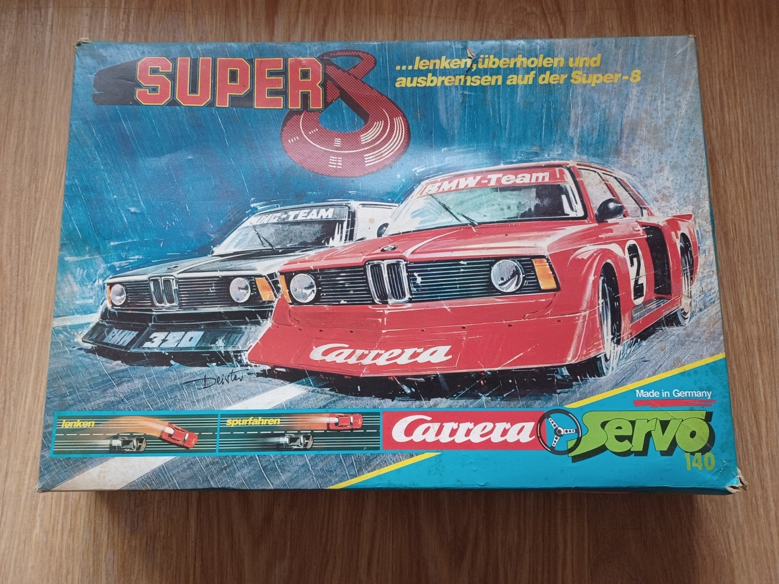 Carrera servo 140 super 8 + Panamericana + extra baandelen, Ophalen of Verzenden, Gebruikt, Elektrisch, Carrera