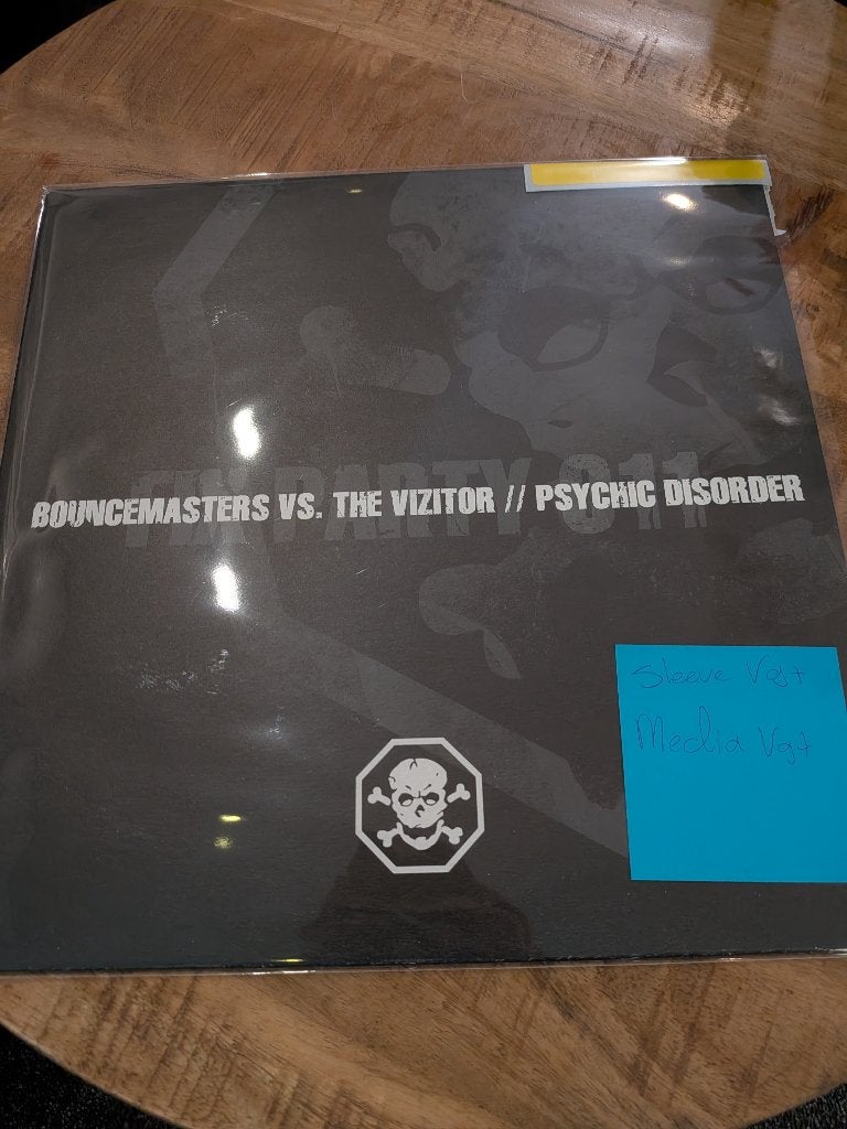 Bouncemasters vs the Visitor / Psychotic Disorder, Gebruikt, Hardcore, Inclusief binnenhoes, Ophalen of Verzenden