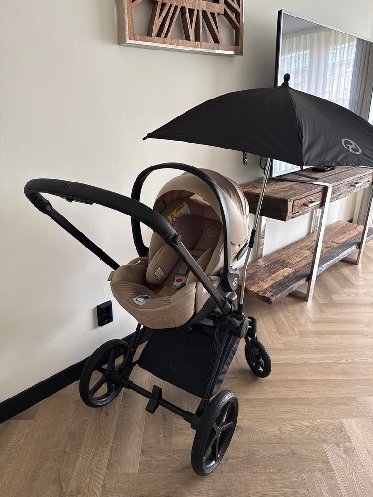 Cybex Platinum black kinderwagen, Overige merken, Ophalen of Verzenden, Zo goed als nieuw, Combiwagen
