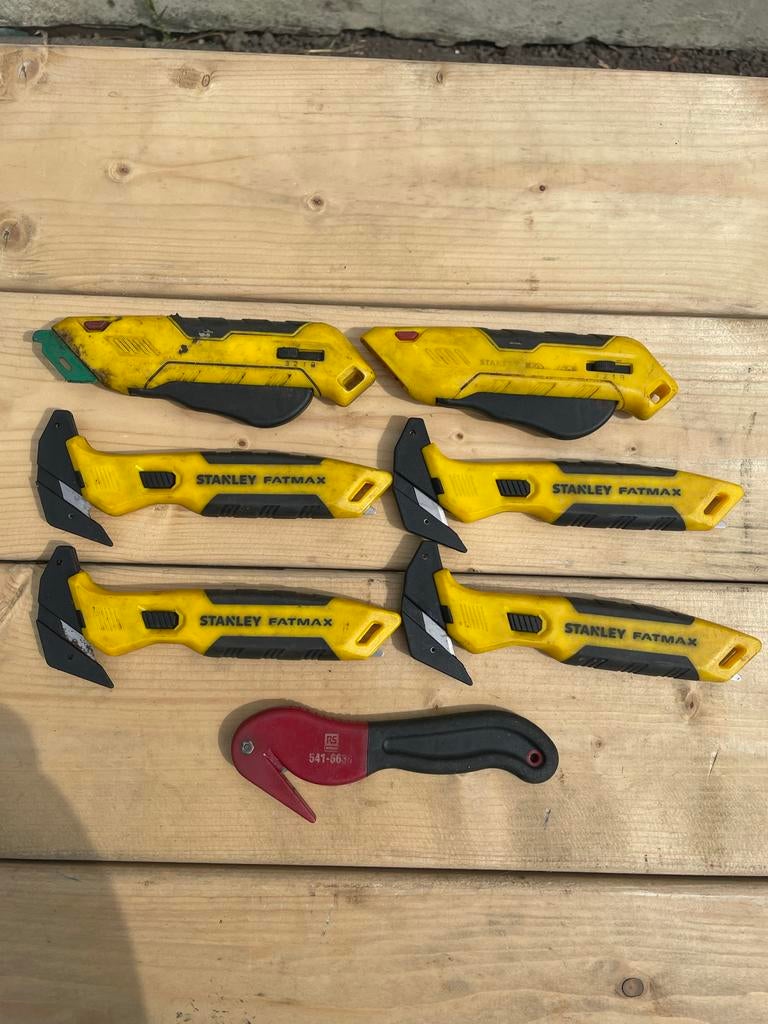 Stanley FatMax en RS veiligheidsmessen - Set van 7, Ophalen, Gebruikt
