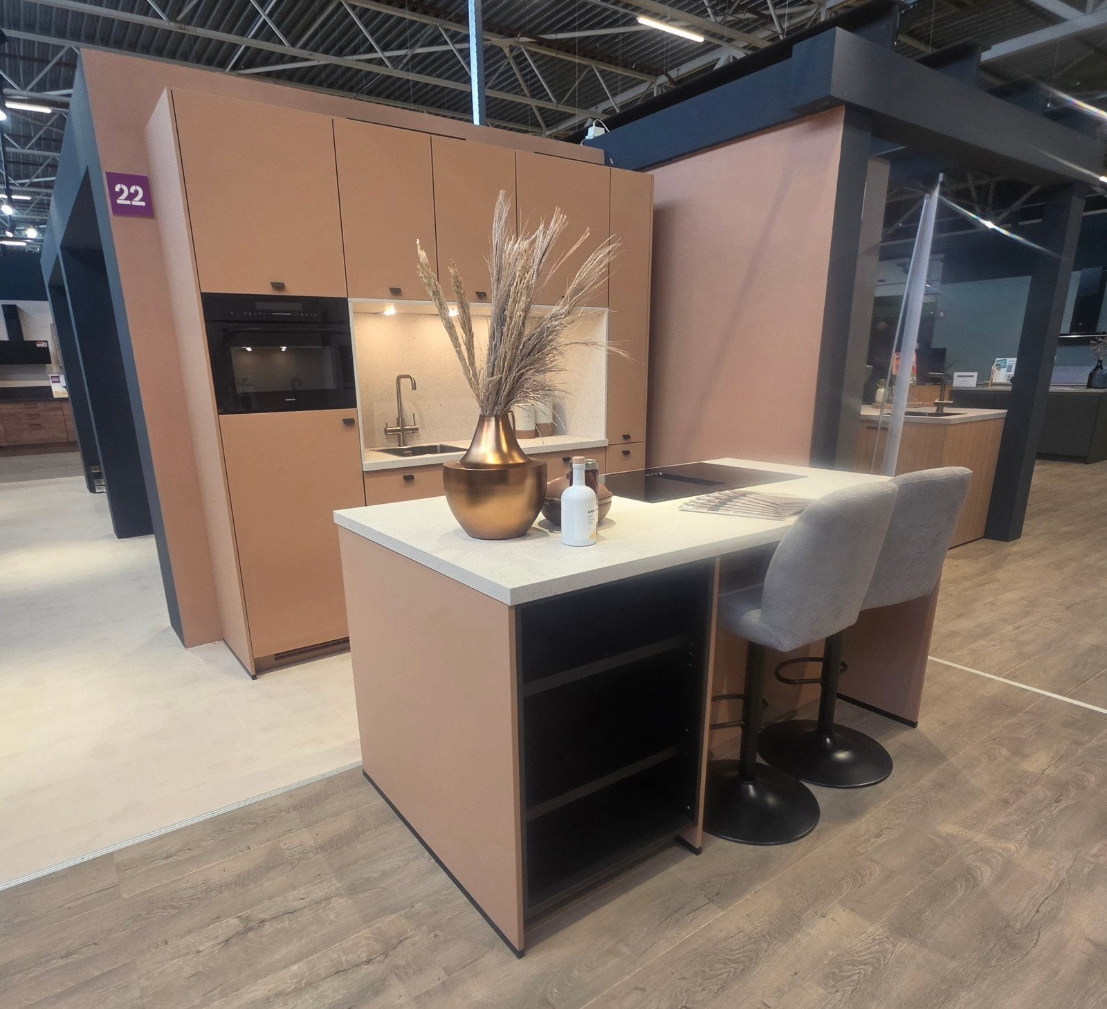 Showroomkeuken - Seatlle Koraal, Huis en Inrichting, Ophalen, Overige typen, Nieuw, Kunststof