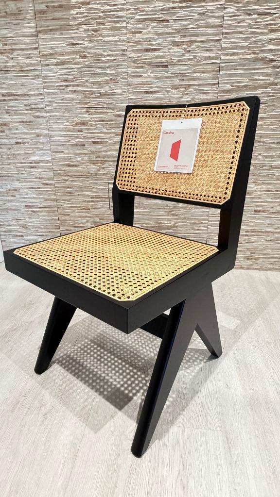 Sedia Cassina 055 Capitol Complex, Huis en Inrichting, Fauteuils, Ophalen of Verzenden, Hout, Minder dan 50 cm