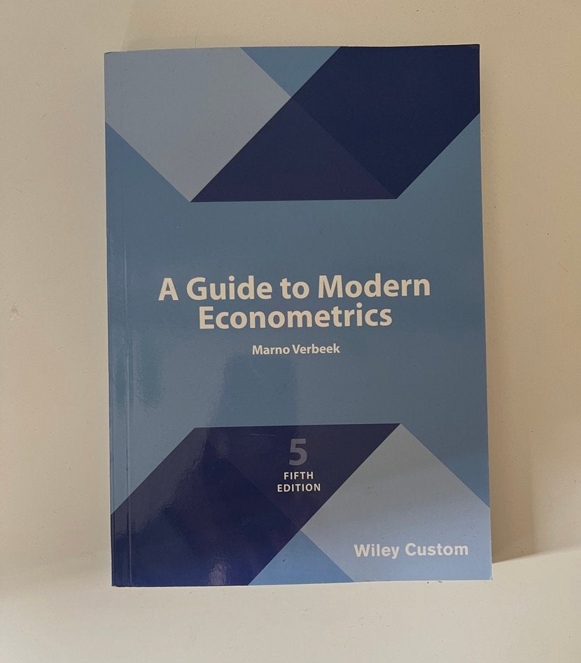 A Guide to Modern Econometrics, Boeken, Ophalen of Verzenden, Beta, Zo goed als nieuw, WO