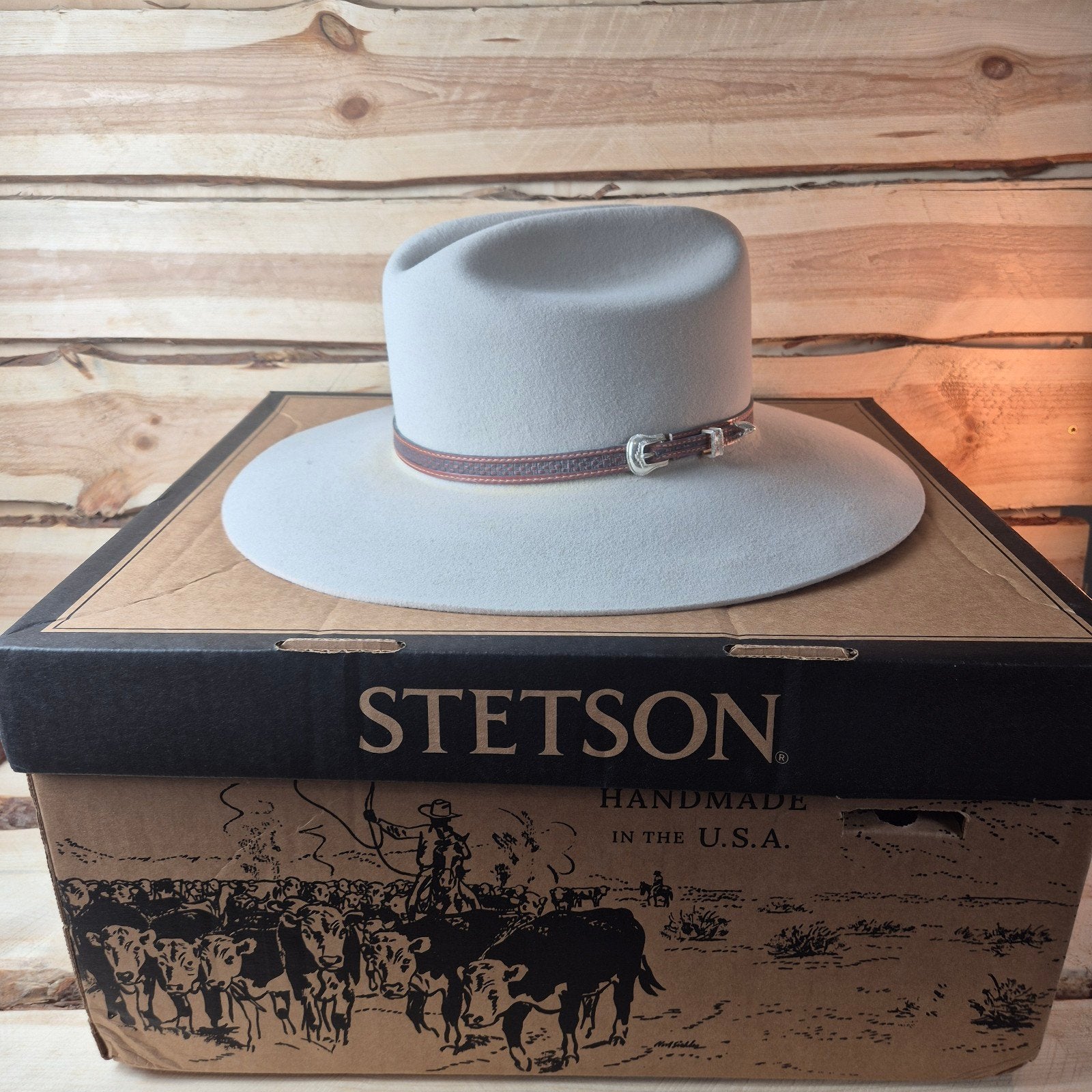 Vintage Stetson Rancher 3X Western Hat - Silverbelly - 59, Kleding | Heren, Hoeden en Petten, Stetson, Hoed, Ophalen of Verzenden