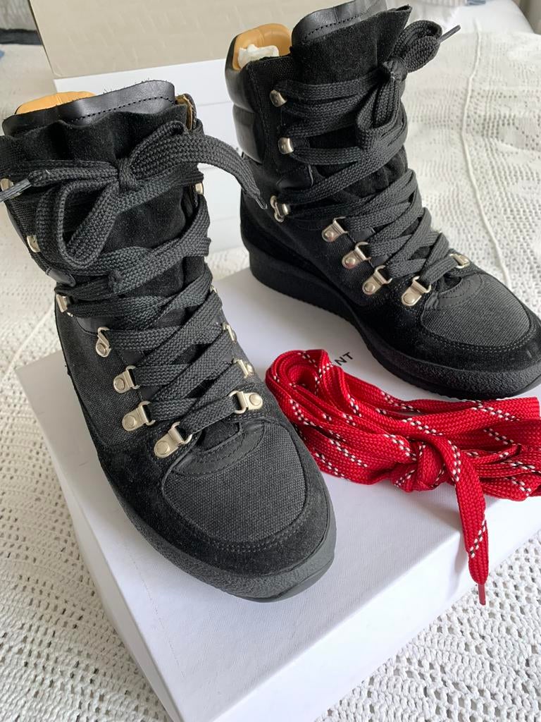 Isabel Marant Brendty 40 bijna nieuw, Verzenden, Zo goed als nieuw, Zwart, Sneakers of Gympen
