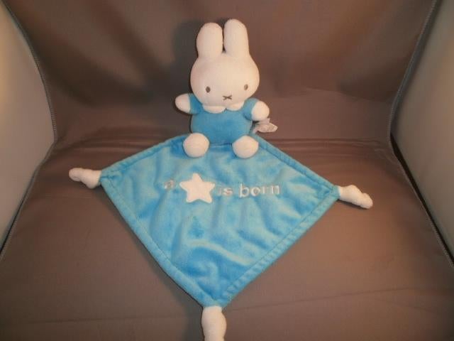 Tiamo Nijntje doek a ster is born blauw/wit of roze/wit, Ophalen of Verzenden, Nieuw, Konijn