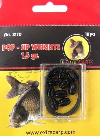 Pop-Up weights 10 STUKS NU € 2,49, Verzenden, Dobber of Lood, Info@tacklestunter.nl, Extra carp