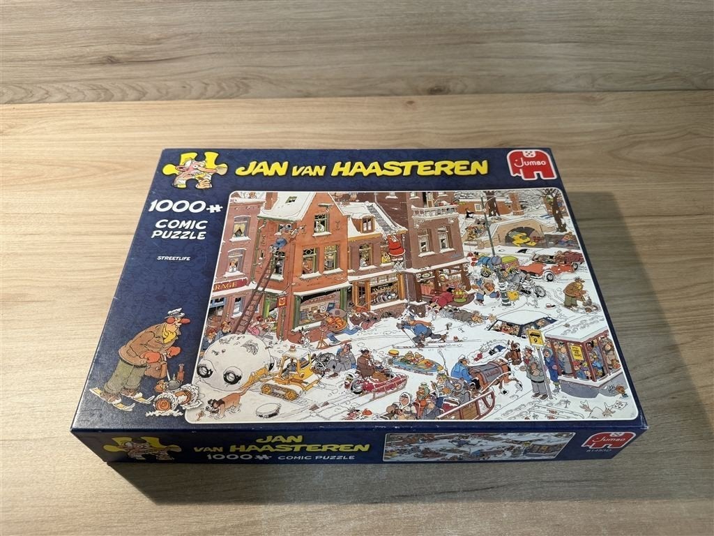 Jan van Haasteren - streetlife - 1000 stuks - s6310, Verzenden, 500 t/m 1500 stukjes, Zo goed als nieuw