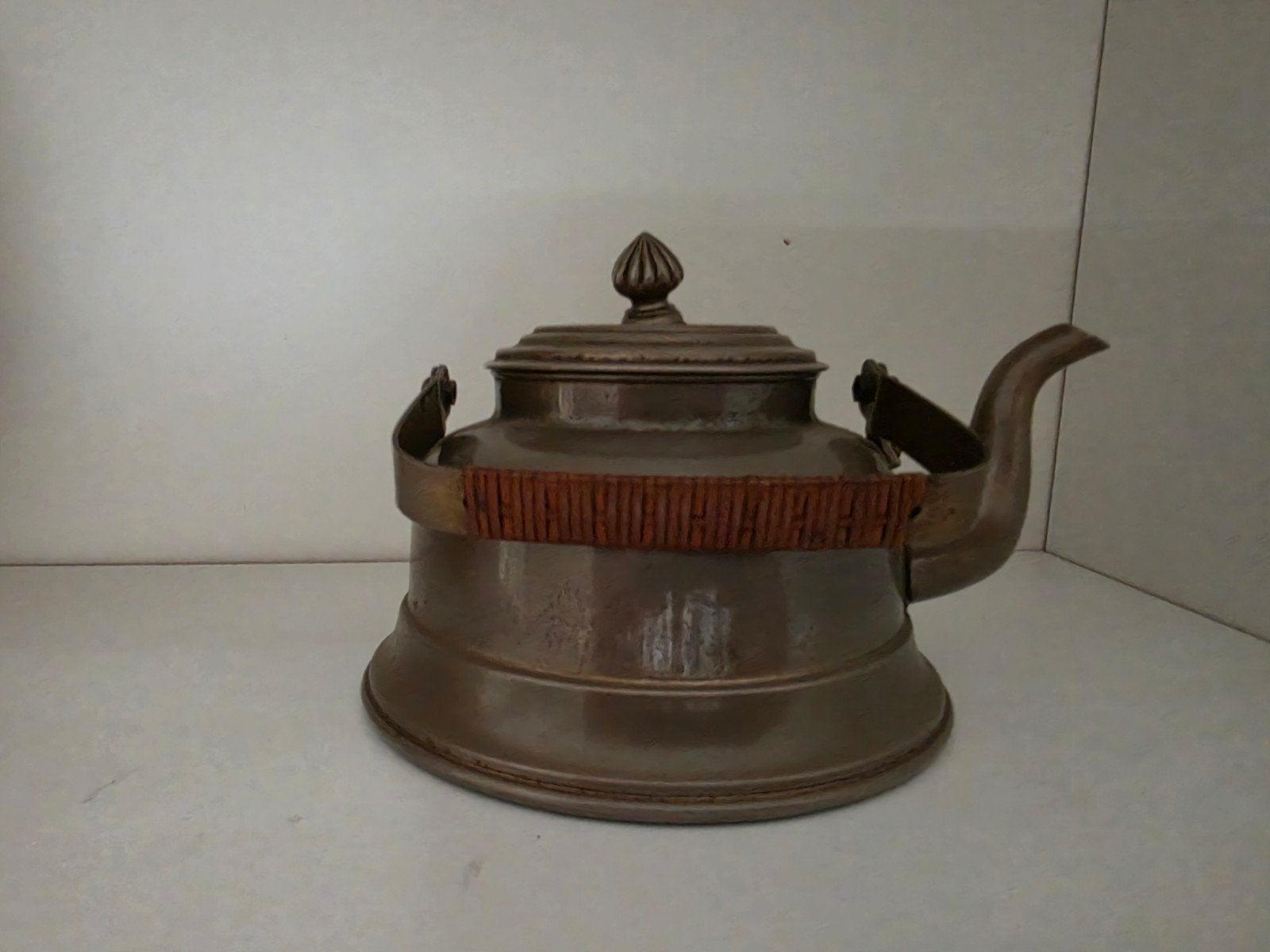 Antieke tinnen theepot, Antiek en Kunst, Ophalen of Verzenden