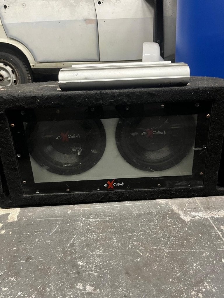 JBL Versterker en Excalibur Subwoofer Set, Ophalen, Gebruikt