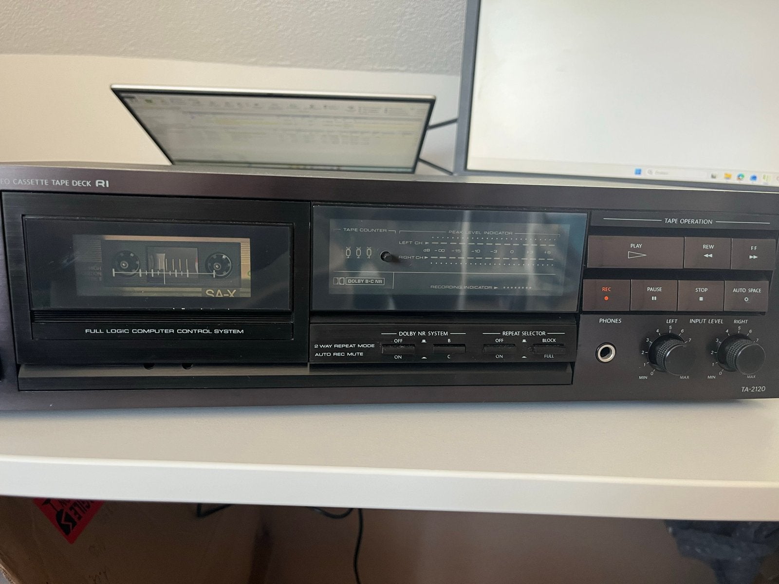 Onkyo TA-2120 Stereo Cassette Tape Deck R1, Ophalen of Verzenden, Enkel, Overige merken, Tiptoetsen