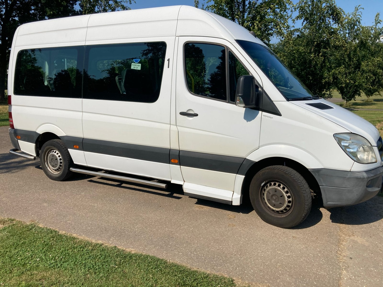 Mercedes-Benz Sprinter Combi 2.1 211 CDI Combi AUT 2010 Wit, Auto's, Automaat, Achterwielaandrijving, 2000 kg, 255 €/maand