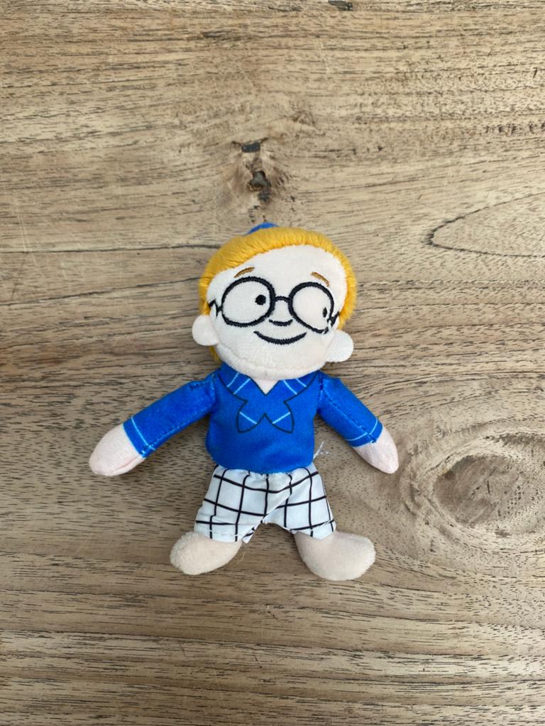 Maximiliaan Modderman vingerpoppetje/knuffeltje kinderboek, Ophalen of Verzenden, Zo goed als nieuw